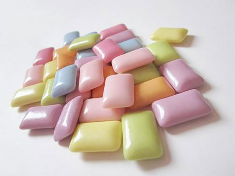 むし歯予防成分のキシリトール入りガムの写真